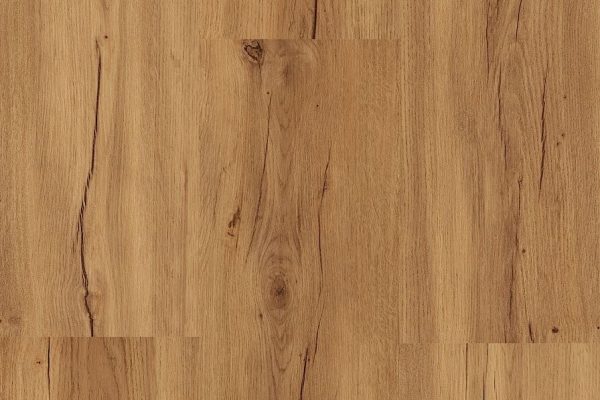 Hellbrauner Holzboden mit natürlicher Maserung und sichtbaren Ästen.